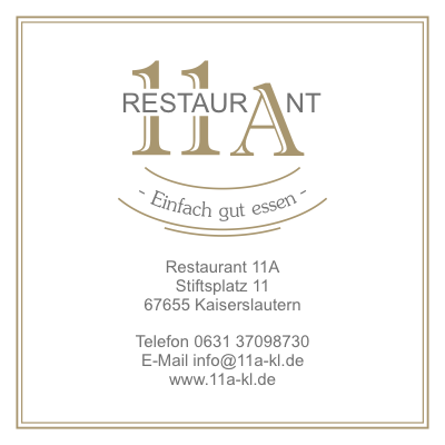 Agentur Siebenpunkt Logo Restaurant 11A